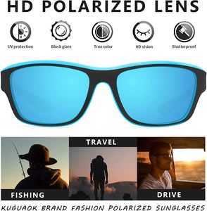 2024 Men's Outdoor Sports Sunglasses with Anti-glare Polarized Lens