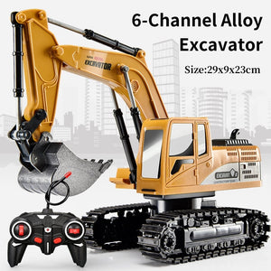 🔥Last Day Promotion 49% OFF🎁 Alloy remote control excavator toy car