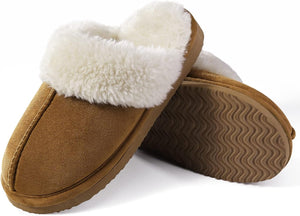 Litfun Women's Fuzzy Memory Foam Slippers Fluffy Winter House Shoes Indoor and Outdoor