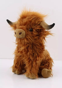 🐂Eco-Friendly Scottish Highland Cow Soft Plush Toy