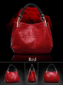 Crocodile Pattern Handbag Limited-Time Offer